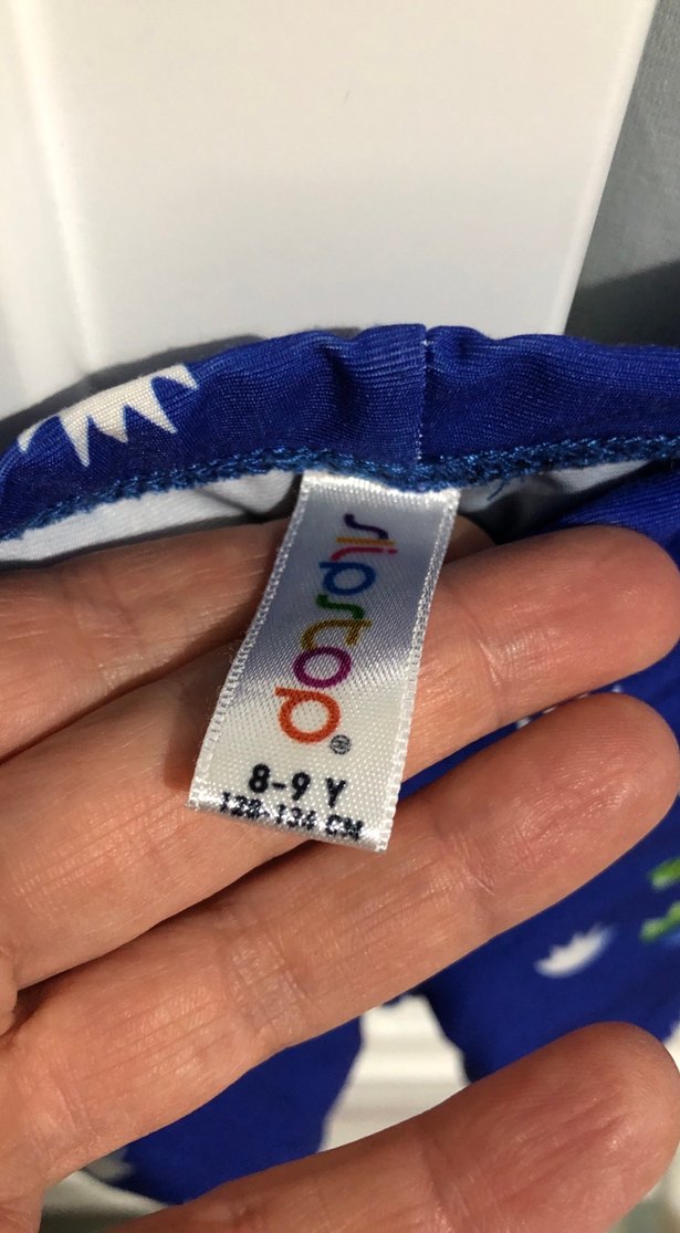 Erkek Çocuk Mavi Baskılı Mayo Şortu - Görsel 2