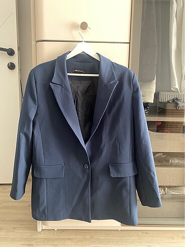 Stradivarius lacivert blazer