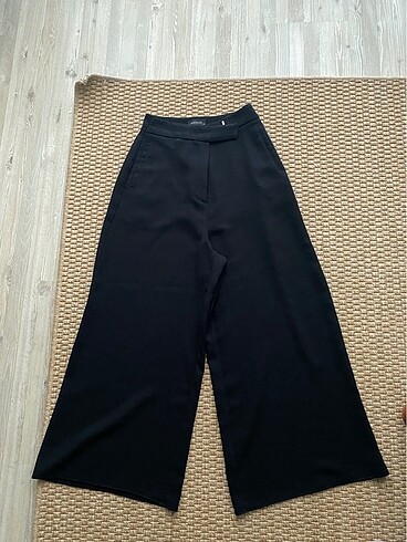 siyah bol paça pantolon