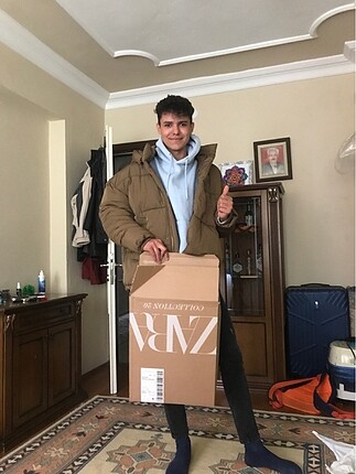 l Beden camel Renk ZARA KUTU