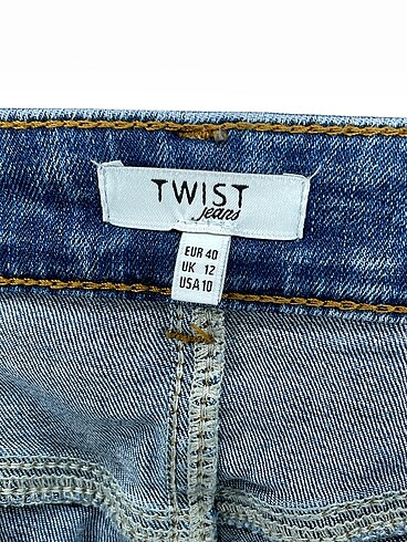 40 Beden mavi Renk Twist Jean / Kot %70 İndirimli.