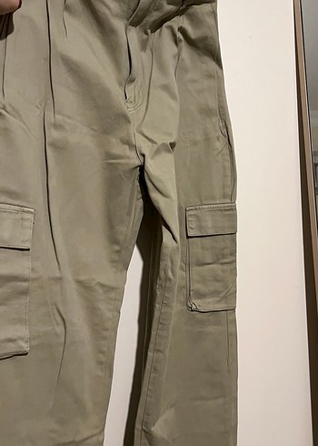 Kadın Haki oversize Pantolon - Görsel 2