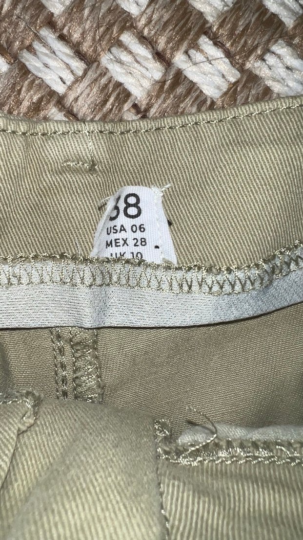 Kadın Haki oversize Pantolon - Görsel 3