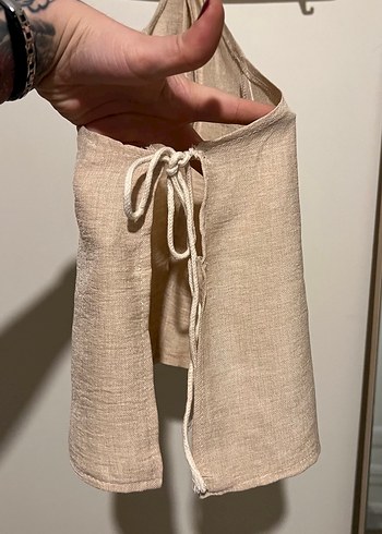 Keten takım şort büstiyer eyyo ateiler takım - Görsel 2