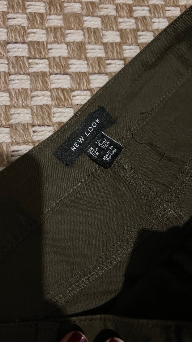 Koyu Haki Kumaş Pantolon - Görsel 2