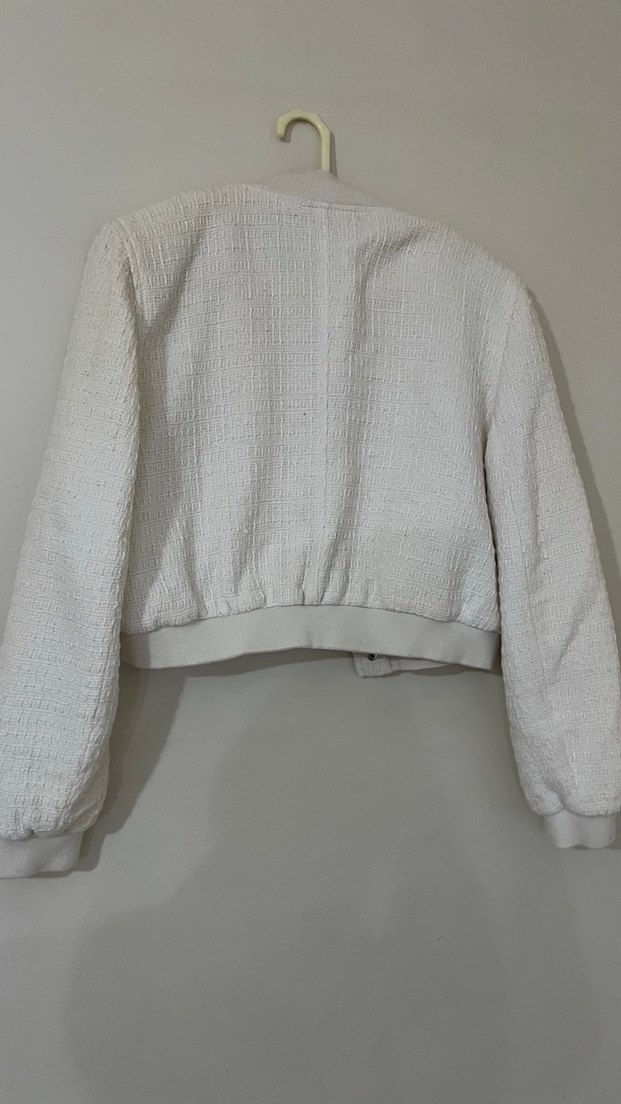 zara bilet ceket crop ceket - Görsel 5