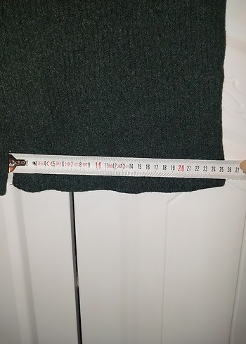 Haki Düğmeli Kadın Yünlü şort Tulum - Görsel 11