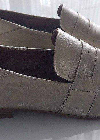 39 Beden Dore gerçek deri loafer
