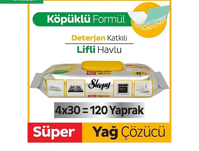 Yağ çözücü 4 adet sleepy