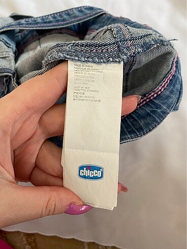 4 Yaş Beden Chicco Kız Çocuk Kot Salopet