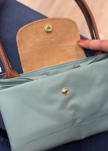 Beden turkuaz Renk Longchamp Le Pliage Original M Tote Bag