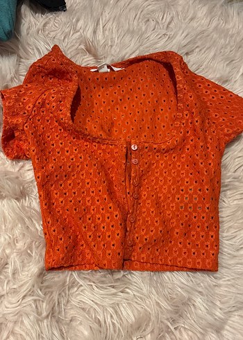 H&M delikli crop