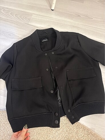 Defacto siyah bomber ceket