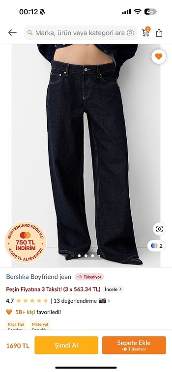 bershka jean