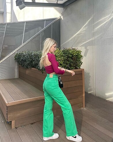 Diğer yeşil jean