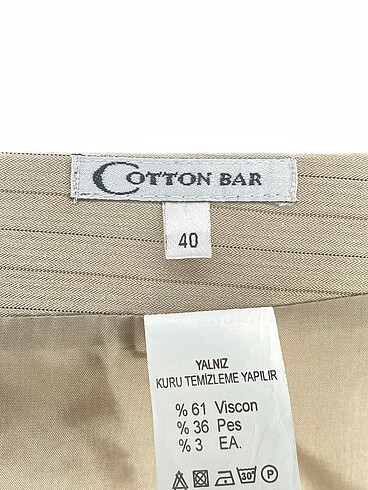 40 Beden çeşitli Renk Cotton Bar Midi Etek %70 İndirimli.