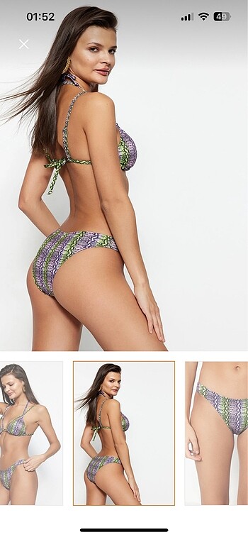 36 Beden siyah Renk Bikini takımı