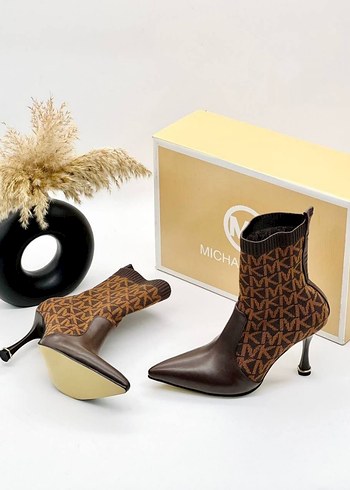 Michael Kors Kadın Örgü Detaylı Topuklu Bot - Görsel 4