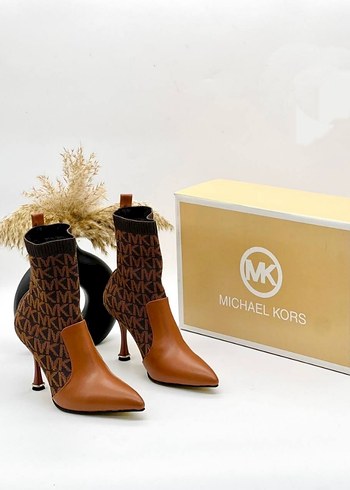 Michael Kors Kadın Örgü Detaylı Topuklu Bot - Görsel 2