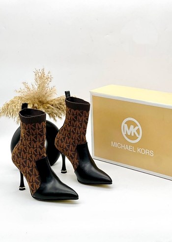 Michael Kors Kadın Örgü Detaylı Topuklu Bot - Görsel 5