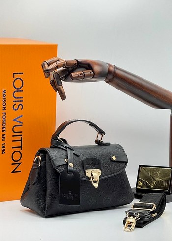 Louis Vuitton Kahverengi Deri Kadın Çanta - Görsel 6