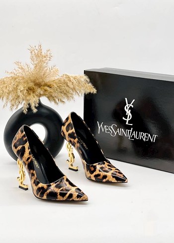 Siyah Parlak Tokalı Stiletto Topuklu Kadın Ayakkabı - Görsel 5