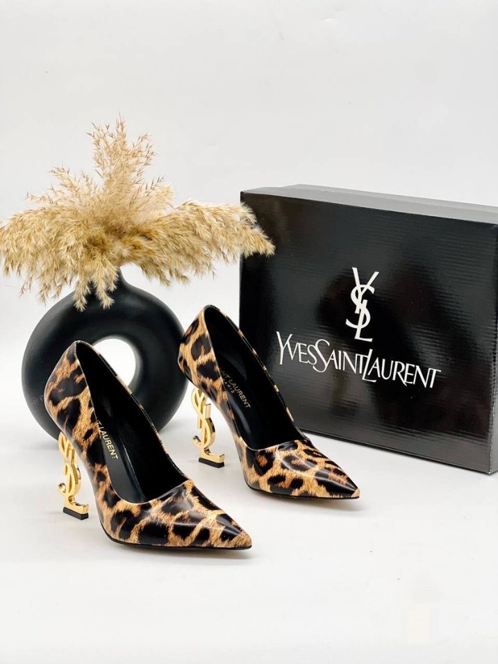 Siyah Parlak Tokalı Stiletto Topuklu Kadın Ayakkabı - Görsel 5