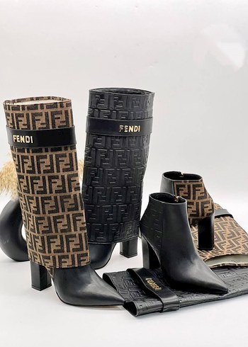 Hermes & Fendi & Guess çizme - Görsel 5