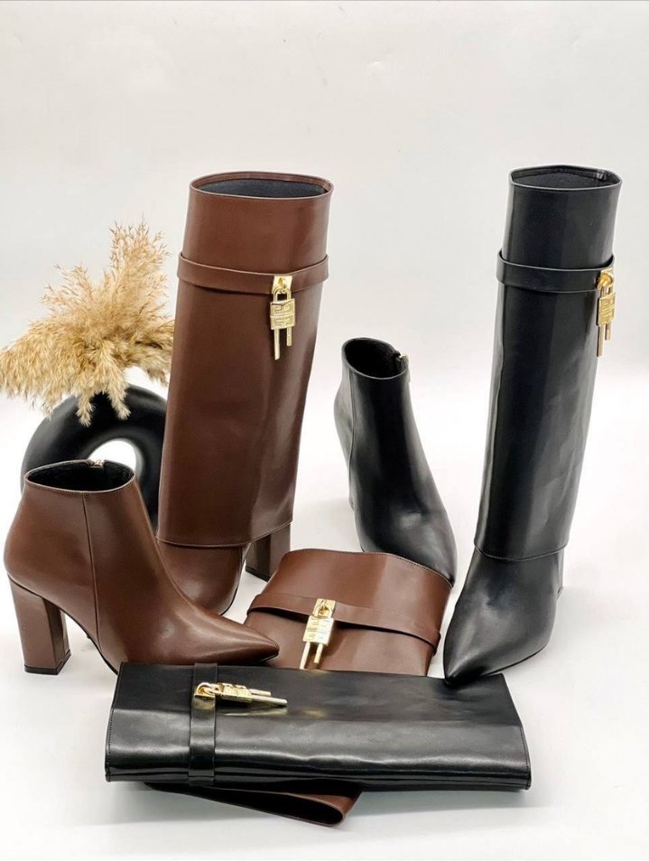 Hermes & Fendi & Guess çizme - Görsel 2