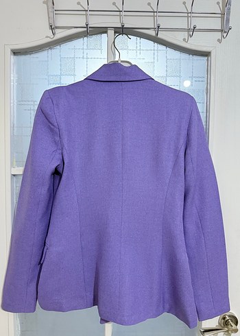 Mor blazer ceket - Görsel 3