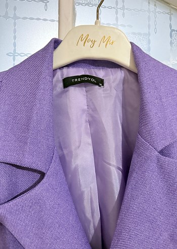 Mor blazer ceket - Görsel 5