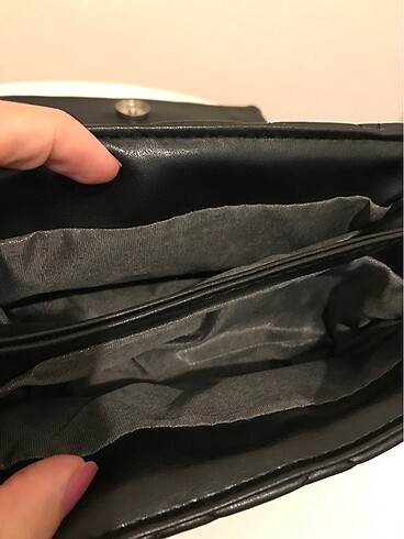 Siyah kol çantası - Görsel 3