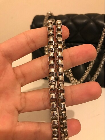 Siyah kol çantası - Görsel 4