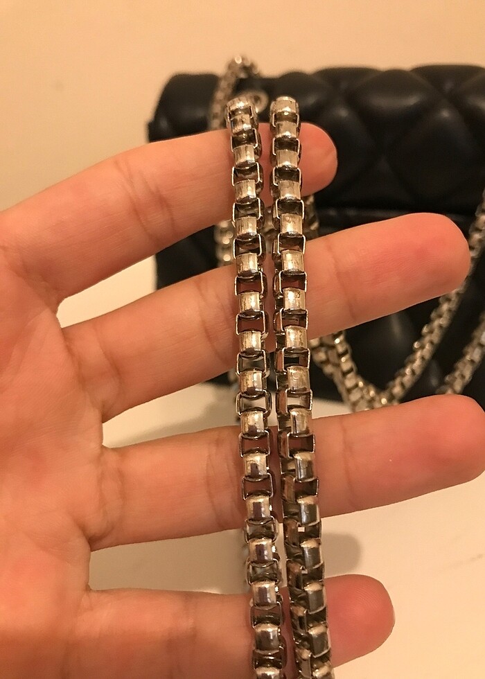 Siyah kol çantası - Görsel 4