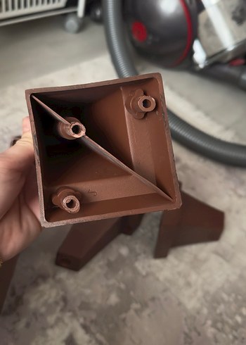 Kahverengi Plastik Mobilya Ayağı Seti - Görsel 3