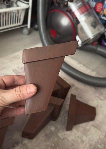 Kahverengi Plastik Mobilya Ayağı Seti - Görsel 2