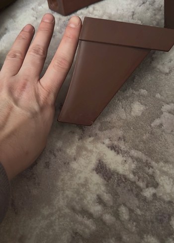 Kahverengi Plastik Mobilya Ayağı Seti - Görsel 5