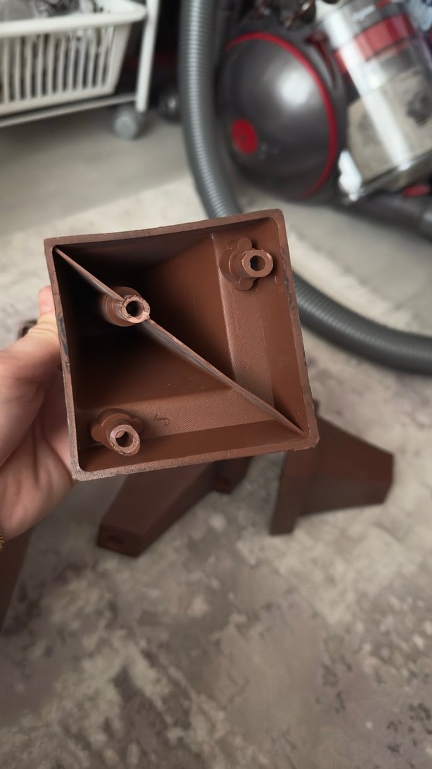 Kahverengi Plastik Mobilya Ayağı Seti - Görsel 3