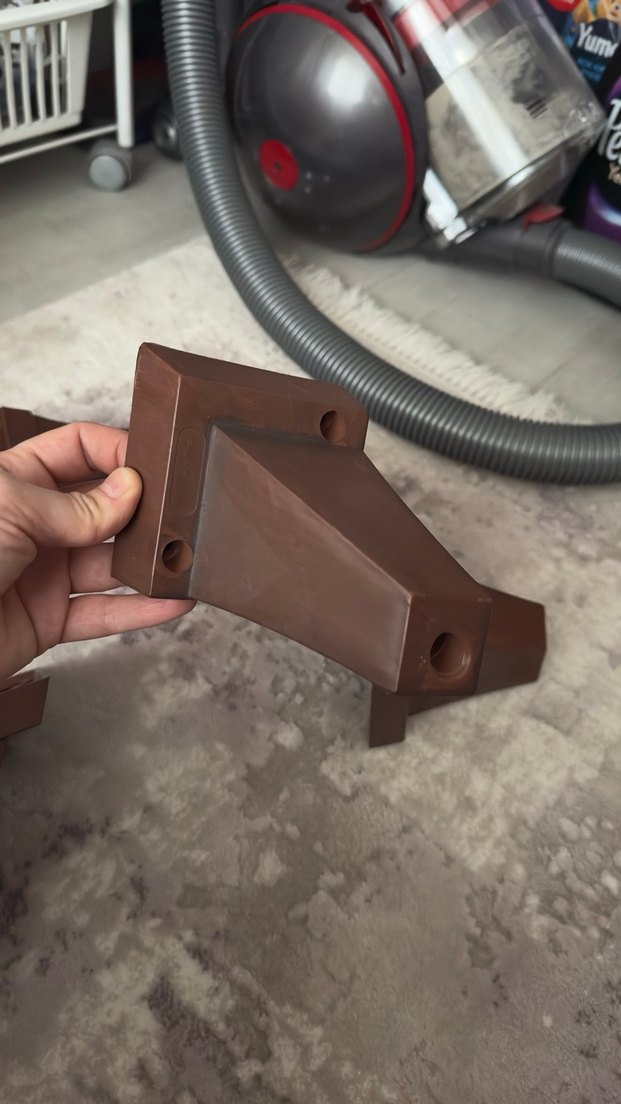 Kahverengi Plastik Mobilya Ayağı Seti - Görsel 4