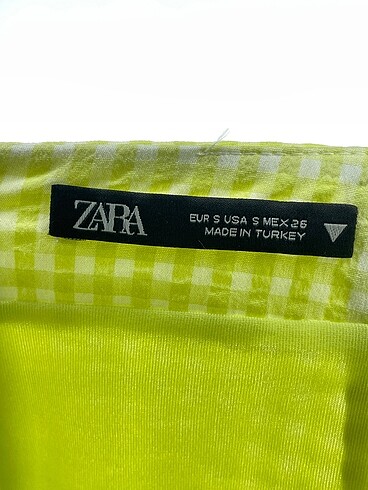s Beden yeşil Renk Zara Mini Etek %70 İndirimli.