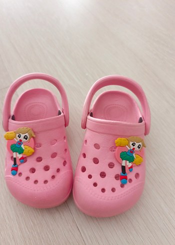 Diğer Kız Çocuk Pembe Baskılı Kauçuk Terlik