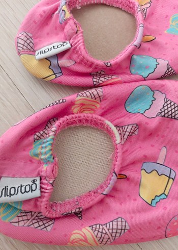 Pembe Dondurma Desenli Bebek Patik - Görsel 5