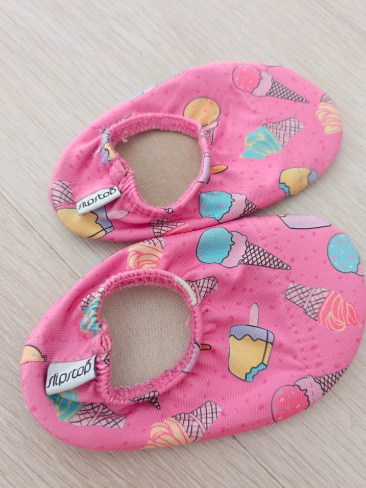 Pembe Dondurma Desenli Bebek Patik - Görsel 4