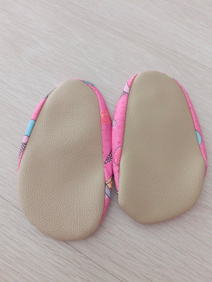 Pembe Dondurma Desenli Bebek Patik - Görsel 3