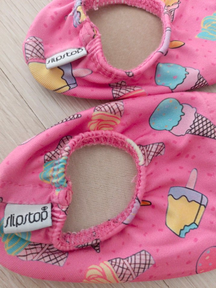 Pembe Dondurma Desenli Bebek Patik - Görsel 5