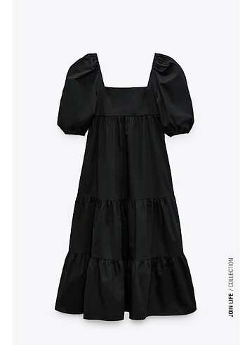 Zara Poplin Elbise