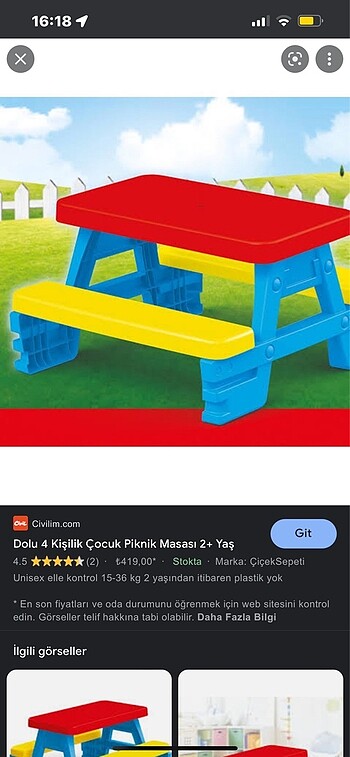 Çocuk masası