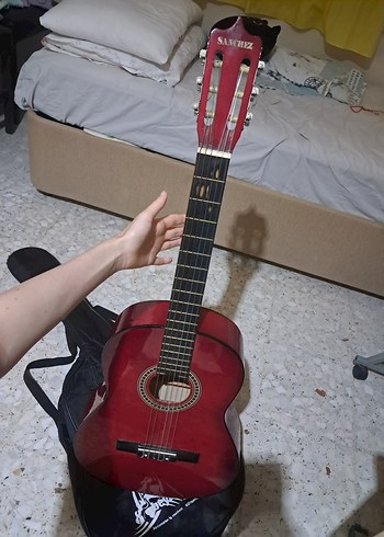 Sanchez Kırmızı Klasik Gitar