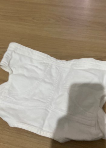 Kızlar için Beyaz Düğmeli Pamuklu Yelek - Görsel 5