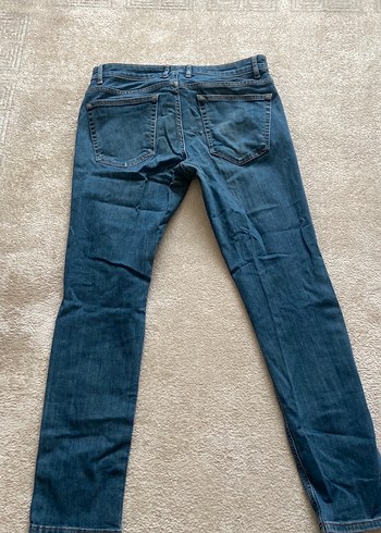 Erkek Mavi Regular Fit Denim Pantolon - Görsel 5